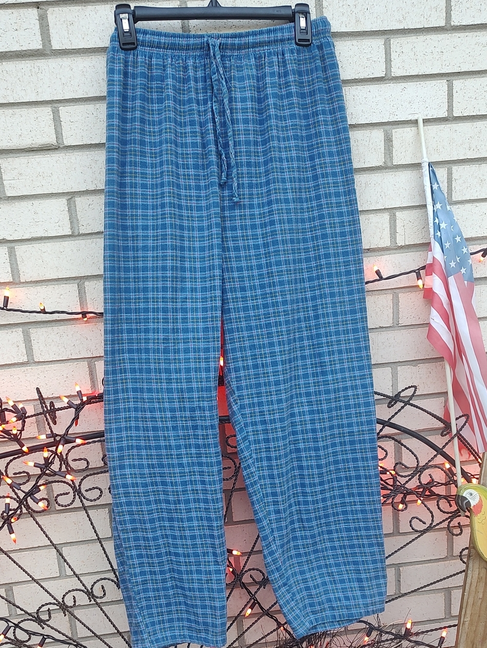 SWAK Blue Plaid Pj Pants